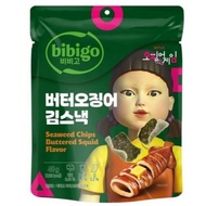 CJ [Bibigo X Squid Game] Bibigo Kim Snack Butter Squid 40G.