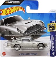 Hot Wheels - Aston Martin 1963 DB5 - HW Screen Time 7/10 - HTB36 - Short Card - 007 James Bond - 60