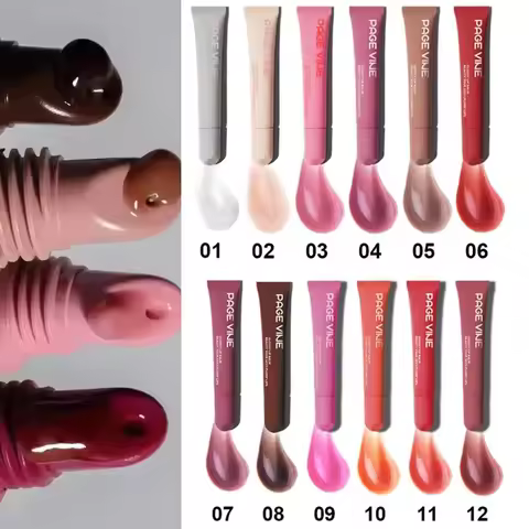 Lip Balm Phone Case Lip Gloss Moisturizing Liquid Lipstick Toast Espresso Raspberry Jelly Transparen