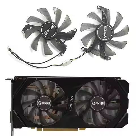 2PCS 85MM 4PIN GTX 1660 1660Ti Graphics Fan for the GALAX GeForce RTX 2060 2070 Super Graphics Card 