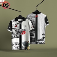 Jersey Retro Collar Short Sleeve / Jersey Fully Printing Sublimation【Free Custom Name &amp; Number】4