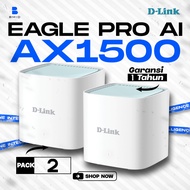 D-Link M15 Eagle Pro AX1500 Mesh WiFi 6 2 Pack Original