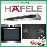 (Hood + Hob + Oven Bundle) Hafele 80cm 2 Burner Cooker Hob + 90cm Cooker Hood + 60cm Multifunction Oven