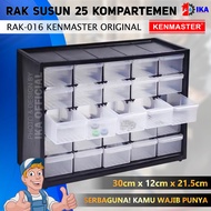 Kenmaster 25-Compartment Drawer Shelf - RAK-016 25-Slot Component Shelf / Box (Partition) KENMASTER 
