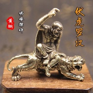 Solid Brass Arhat Arhat Arhat Piece Eighteen Arhat Maitreya Desktop Worship Ah Piece Antique Collect