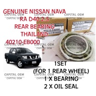 GENUINE NISSAN REAR WHEEL BEARING KIT NISSAN NAVARA D40 2.5