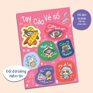 Hand Scratch Lottery Ticket Sticker – fortune manifest | Set A6 Balloon Lamination | Maysitic