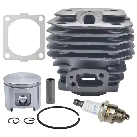 48mm Nikasil Cylinder Piston Kit For Husqvarna 61 268 272 Jonsered 630 625 Chainsaw Spark Plug Gaske
