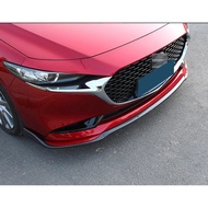Front Lip for Mazda 3 Sedan 2020-2023 Bumper Spoiler Type MS Body Kit Splitter Decorative Strip