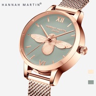 Jam tangan Wanita Hannah Martin 112 rantai pasir ori luxury garansi
