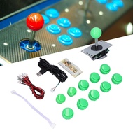 Wisoqu Game DIY Kit Joystick Buttons Accessories with Encoder Board for MAME Support XP Win 7 Win8 W