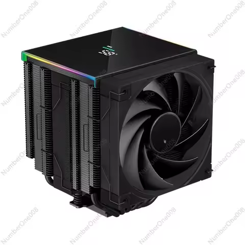 AK620 Digital Display Dual Tower Air CPU Cooler High Temperature Warning Monitor Computer Case Coole