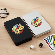 Durable Iron Box for Uno Waterproof Storage Protects Cards, Toys & Headphones Kotak Besi Tahan Lasak