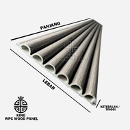 Wood Wpc Round Wall Panel Size 2.9M X 15.8Cm X 15Mm