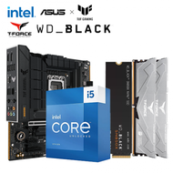 【重磅價】Intel【14核】Core i5-13600KF+華碩 TUF GAMING B760M-PLUS WIFI II+十銓 T-FORCE VULCAN ECO DDR5-6000 16G*2(銀)+WD_BLACK SN850X 1TB