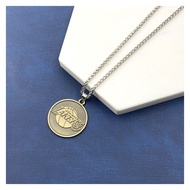 Nets Lakers Warriors Necklace Copper Souvenirs Hot Speedboat Pioneer Bucks Rocket Basketball Pendant