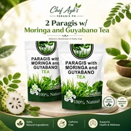 2PCS Chef Ayb’s Paragis with Moringa and Guyabano Tea