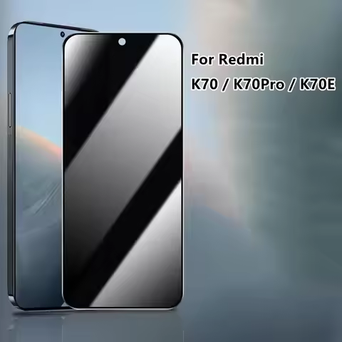 1pcs for Anti Spy Tempered Glass for Xiaomi Redmi K70 Pro K70e K70pro Privacy Screen Protector Full 