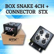 Box Snake Stx Bs - 4 Channel + Connector Box Snake Stx Bs-4Ch Konektor