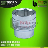 MATA TEKIRO Shock Wrench Bit 1/ 2" Inch 32 mm Socket Bit 32 mm Socket Bit 32 mm