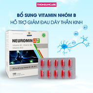 Viên uống Neuromin 3B bổ sung vitamin nhóm B1 B6 B12 hỗ trợ hạn chế tình trạng đau dây thần kinh - H