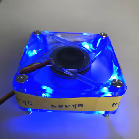 AKASA 60MM Ball Bearing Led Cooling Fan 6CM 60*60*20MM Cooling Fan DC12V 2.5W Computer Case LED Fan