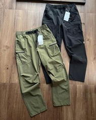 外國預訂 Salomon 拉鍊口袋 thermoelectric active pants 軍裝款防水長褲 2色選 配腰帶