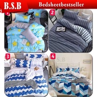 B.S.B CADAR/BEDSHEET QUEEN 4 IN 1