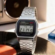 Men's Classic Casual Fashion Sports Watch A159W-N1 With 1/100 Second Stopwatch And Waterproof Functi