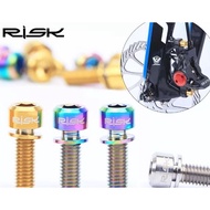 Risk Titanium Bolt Brake Caliper M6x20mm Titanium Bicycle Caliper Bolt