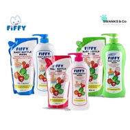 Fiffy Bottle Wash Liquid Cleanser Bottle and Refill Pack