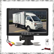 [I O J E] 12V-36V 7inch Car Monitor 16:9 800x480 LCD Rearview Monitor with 2 Way Video Input for Rea