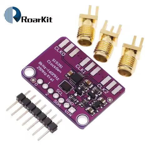 1/5/10PCS DC 3V-5V Si5351A Si5351 I2C Clock Generator Breakout Board Module Signal Generator Clock 8