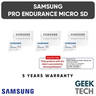 SAMSUNG PRO Endurance 256GB MicroSDXC Memory Card Class 10, U3, V30 with Adapter for Dash Cam, CCTV