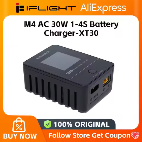iFlight M4 AC 30W 1-4S 2.5A AC Smart Battery Balance Charger XT30 Output for FPV