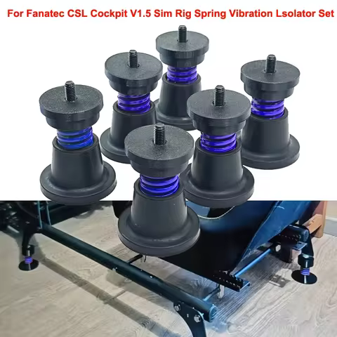 For Fanatec CSL Cockpit V1.5 Sim Rig Spring Vibration Lsolator Set Bass Shaker