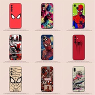 Black Soft Phone Case For Samsung Galaxy A26 A36 A56 A07 A17 M07 F17 2A46 Spider-Man
