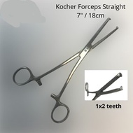 7" / 18cm Kocher Forceps Straight