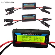 serhooyy 150A/200A Solar Energy Tester With Photovoltaic Connector Power Meter RC Model Aircraft Pow