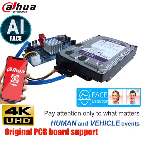 Mutil language Dahua AI NVR NVR2108HS-4KS3 NVR2116HS-4KS3 4K H.265 Network Video Recorder PCB board