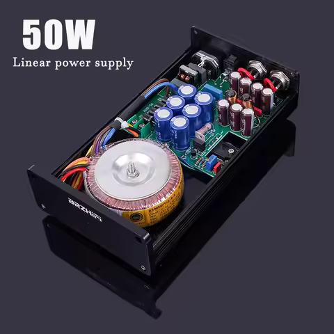 Creadvent 50W Three Level Filtering Linear Power Supply Low Noise LPS for Amplifier Preamplifier/DAC