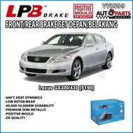 Lexus GS300/GS430 S190 Front Brake Pad LPB Semi Metallic