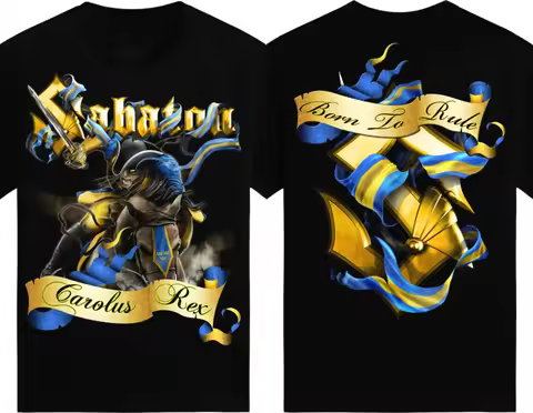 Sabaton Swiss Classic Band Print Women Men Short Sleeve Attack of The Dead Men T-shirt Casual Cotton