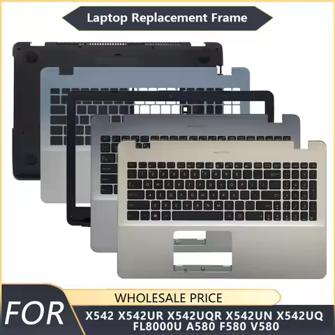NEW For ASUS X542 X542UR X542UQR X542UN X542UQ FL8000U A580 F580 V580 Laptop LCD Back Cover Front Be