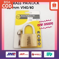 Padlock Yale Brass Padlock Series 60 Mm V140.60 Anti Rust Discount