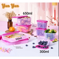 🔥Limited Edition🔥Tupperware FreezerMate Collection - 650ml/550ml/30ml - Limited Pink