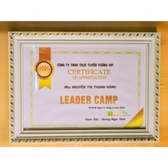 Photo Frame - Certificate Frame 21X30cm(A4) /25x35cm(B4)/ 30x42cm(A3) Composite Classic Border, Mica