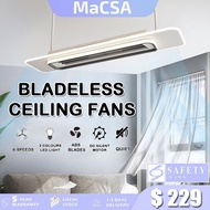 [FREE INSTALLATION] GV Bladeless Ceiling Fan Light Ceiling Light Anti-flash Inverter DC Ceiling Fan with Air Purification