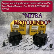MESIN Engine Mounting/ Engine Mount Right/Kiri 1 Set Rush/Terios/Avanza 1.5cc 12362-BZ070/12381-BZ07