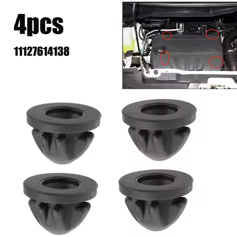 1/4Pcs Engine Cover Trim Rubber Mount Grommet Bush Bump Stop 11127614138 For BMW 1 2 3 4 5 6 7 8 Ser